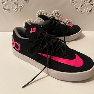 KD Nike sneakers . Hot pink and black